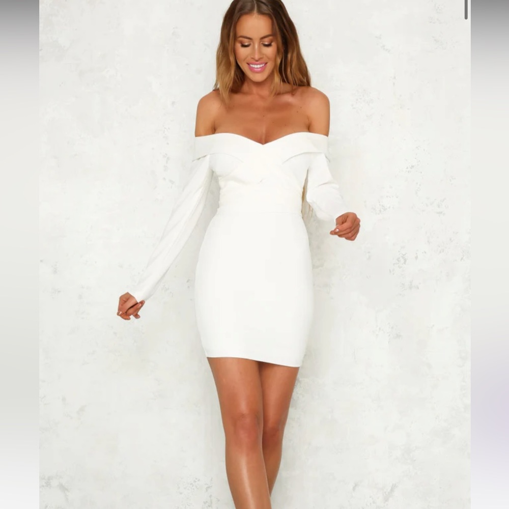 GIGABYTE DRESS WHITE- S - NWT